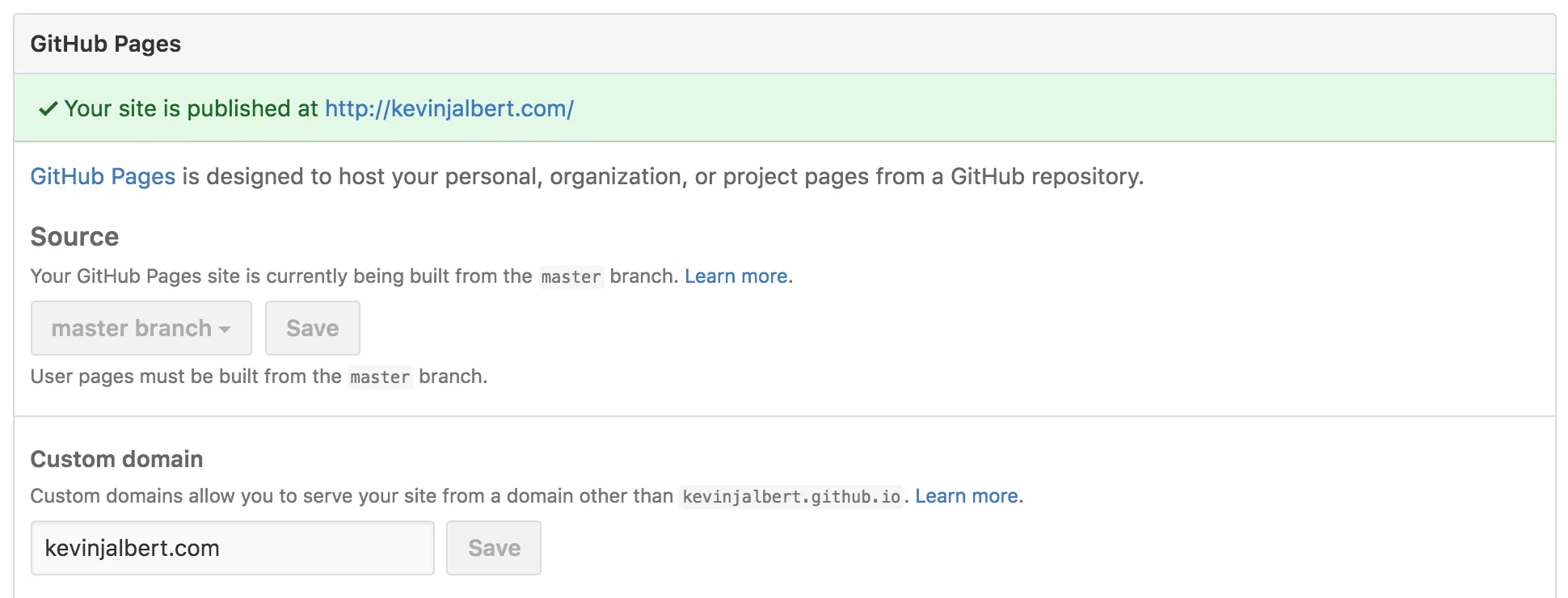 GitHub Configuration