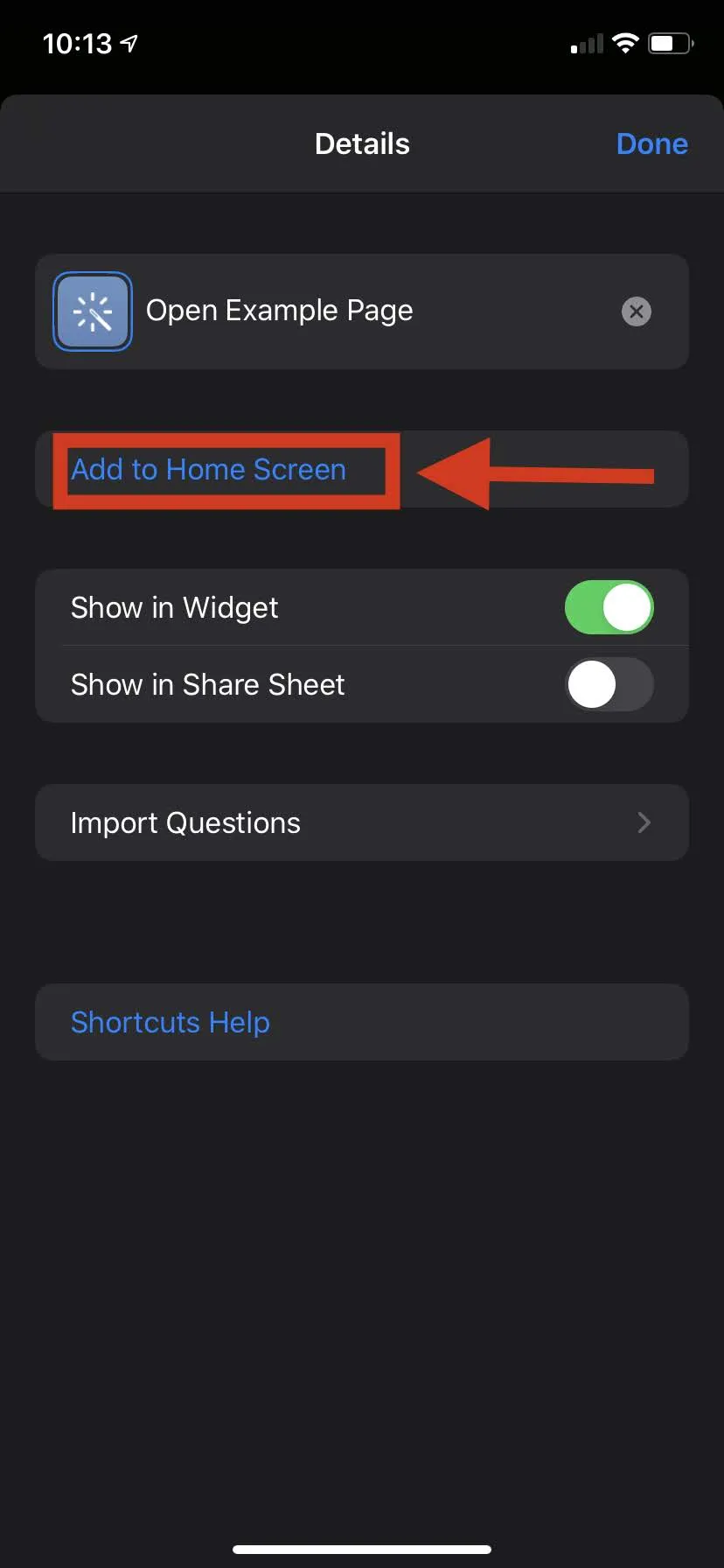 Notion page step 4