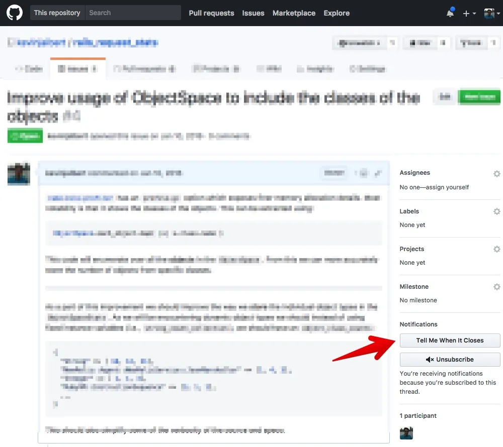 &#39;<a href="https://github.com/kevinjalbert/github-tell-me-when-it-closes-extension">Screenshot of GitHub: Tell Me When It Closes Extension</a>&#39;