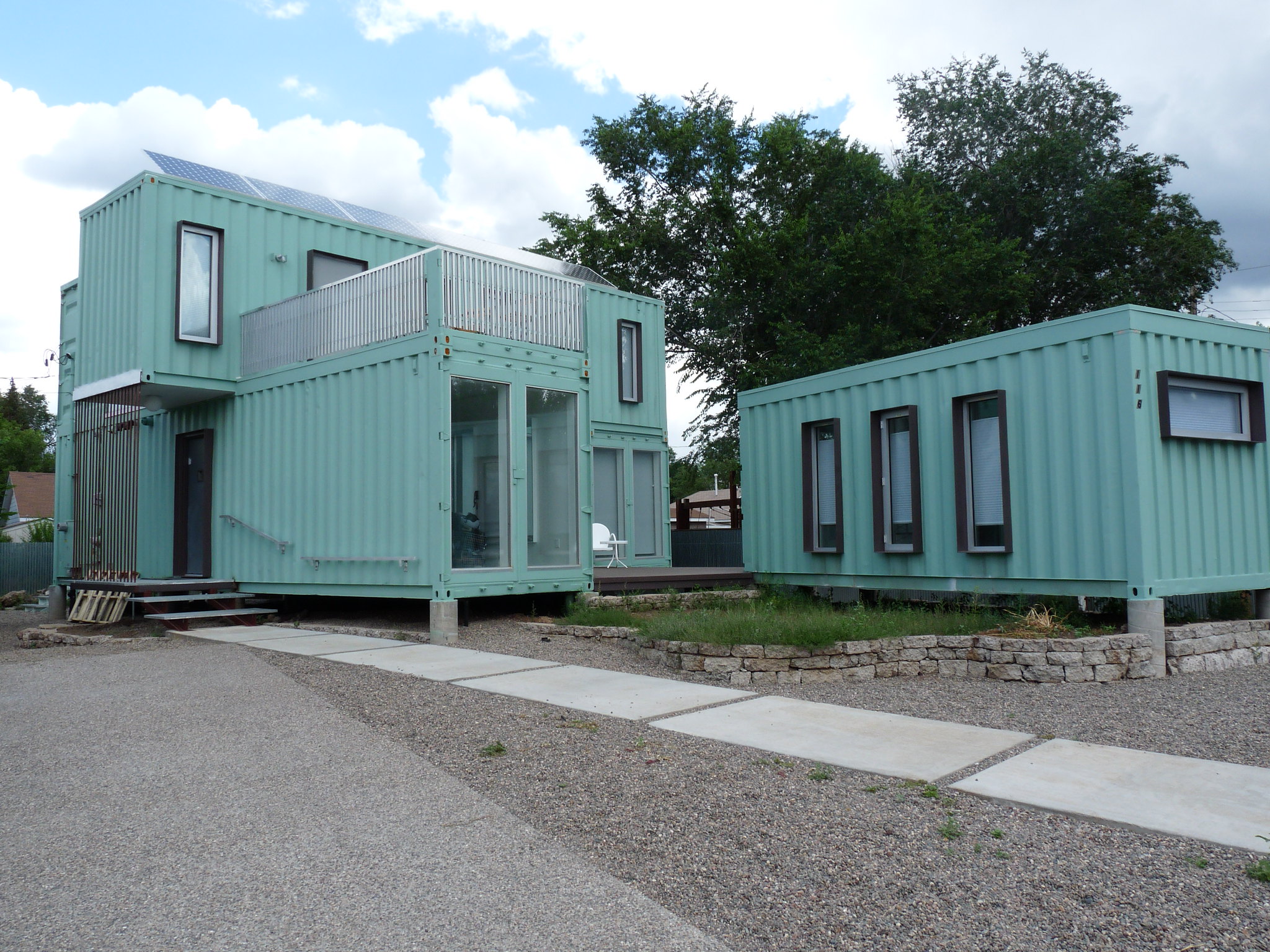 [Jones-Glotfelty Shipping Container House, Flagstaff AZ](https://flickr.com/photos/glamourschatz/6045962800) by [Glamour Schatz](https://flickr.com/people/glamourschatz) is licensed under [CC BY](https://creativecommons.org/licenses/by/2.0/)